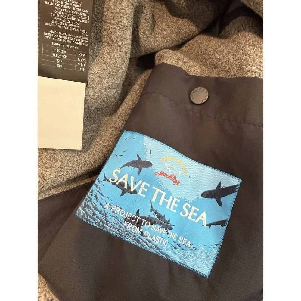 NWT Paul & Shark YACHTING Men's Wind Vest Gillet RE-Wind Block Kipawa 4XL